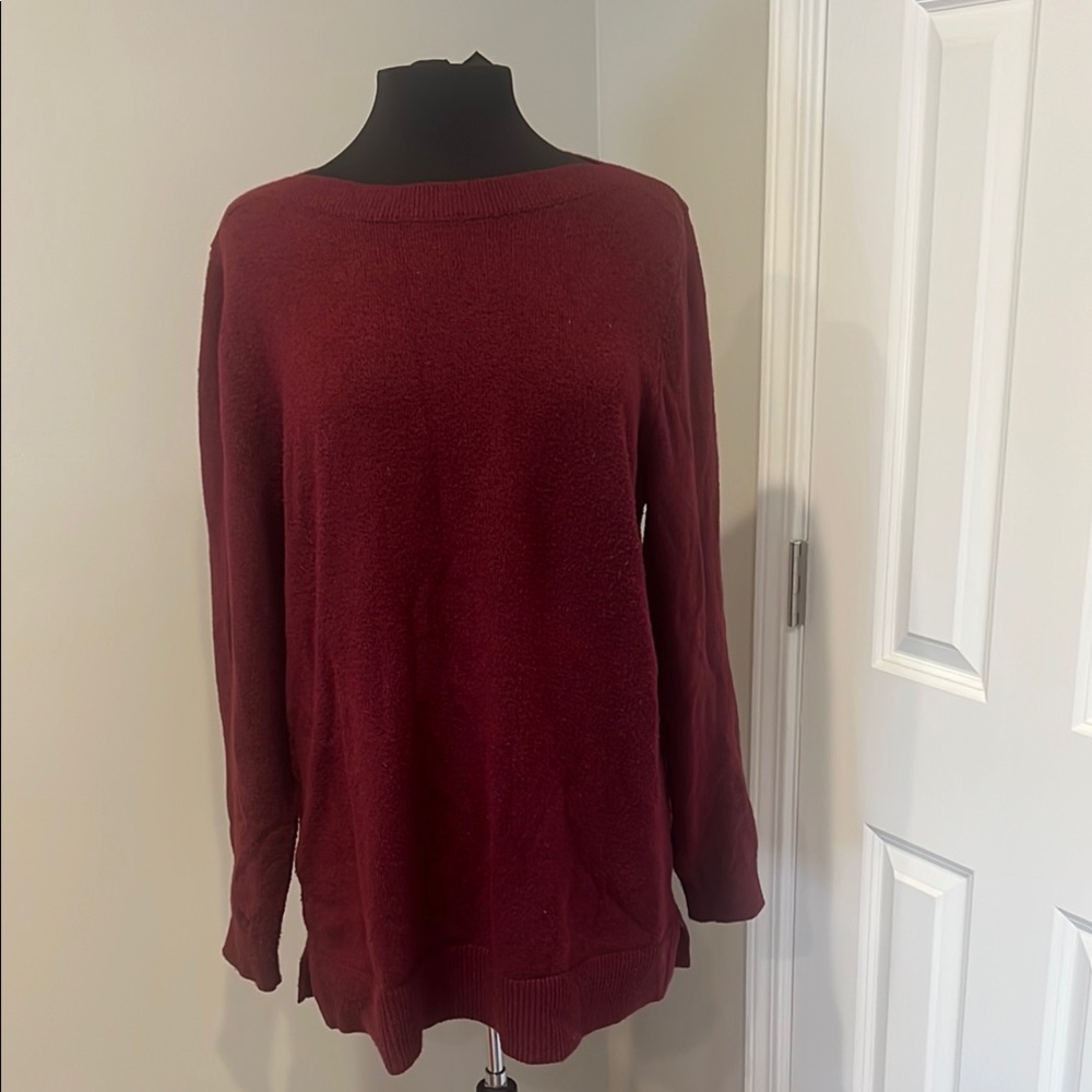 Women's Burgundy Sweater